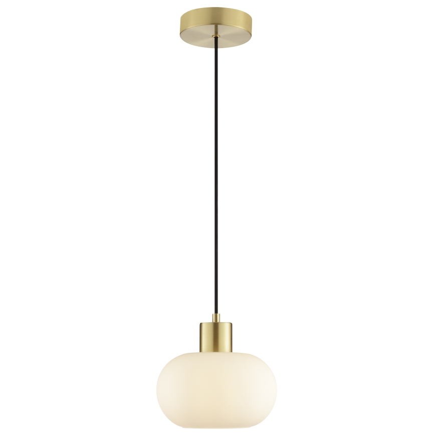 Brilliant - Riippuvalaisin johdolla FANNY 1xE27/20W/230V, halkaisija 22 cm, messinki