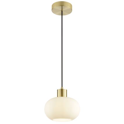 Brilliant - Riippuvalaisin johdolla FANNY 1xE27/20W/230V, halkaisija 22 cm, messinki