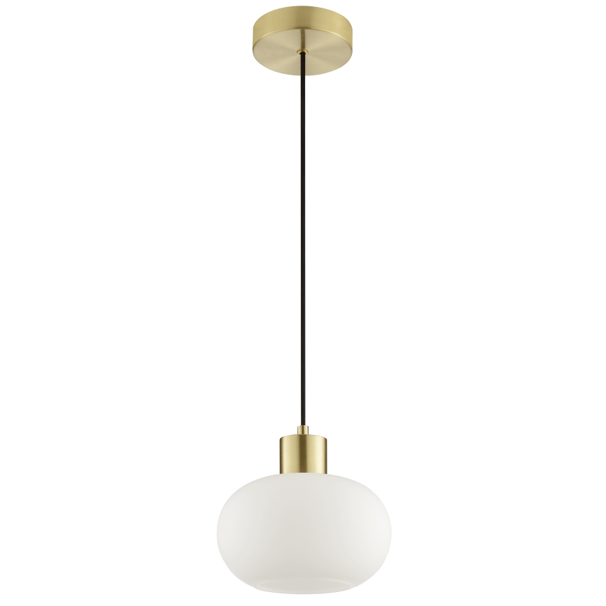 Brilliant - Riippuvalaisin johdolla FANNY 1xE27/20W/230V, halkaisija 22 cm, messinki