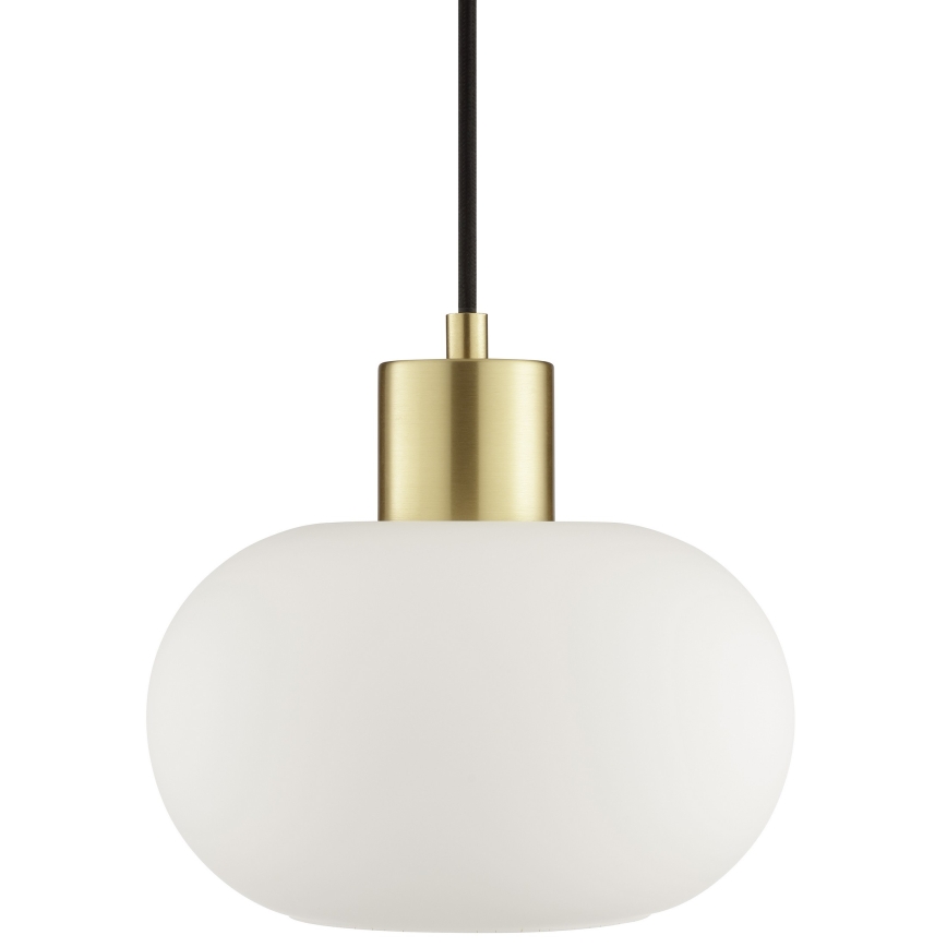 Brilliant - Riippuvalaisin johdolla FANNY 1xE27/20W/230V, halkaisija 22 cm, messinki