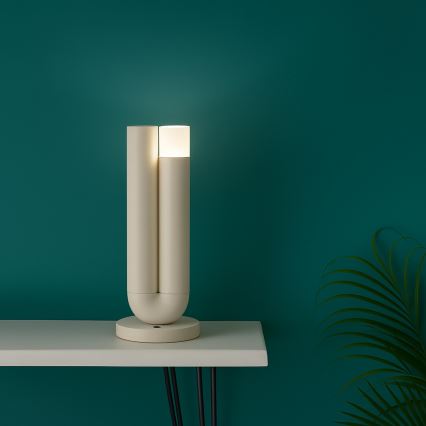 Brilliant - LED-himmennettävä ladattava kosketusohjattu ulkokäyttöön tarkoitettu pöytälamppu SAYU LED/2,5W/5V 2700K 2600 mAh IP44 harmaa