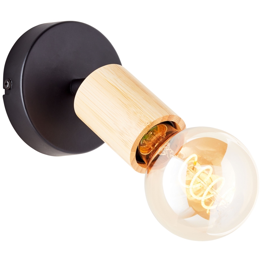 Brilliant - Seinäkohdevalo TIFFANY 1xE27/28W/230V bambu