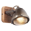 Brilliant - Seinäspotti CARMEN WOOD 1xGU10/5W/230V eukalyptus