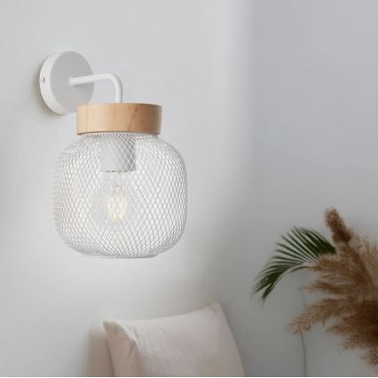 Brilliant - Seinävalaisin GIADA 1xE27/40W/230V valkoinen