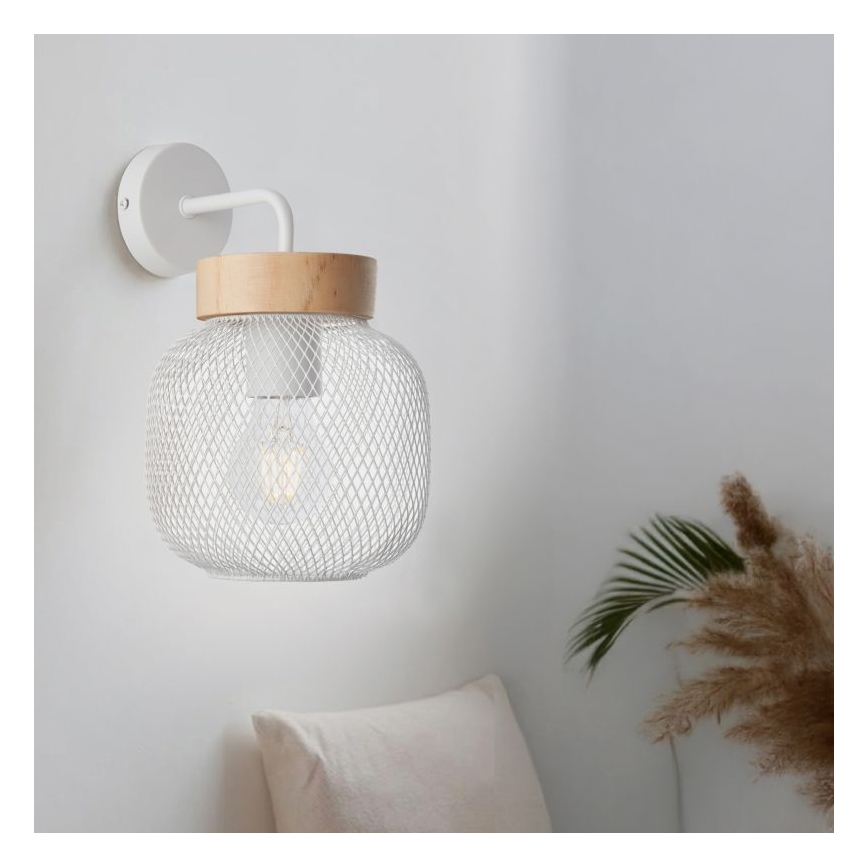 Brilliant - Seinävalaisin GIADA 1xE27/40W/230V valkoinen