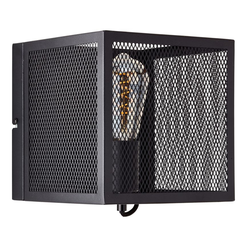 Brilliant - Seinävalaisin MAZE 1xE27/40W/230V musta