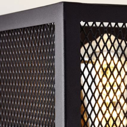 Brilliant - Seinävalaisin MAZE 1xE27/40W/230V musta