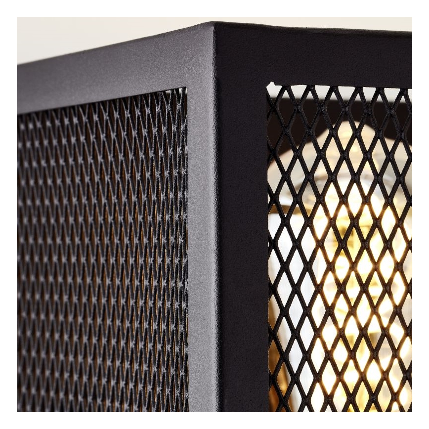 Brilliant - Seinävalaisin MAZE 1xE27/40W/230V musta