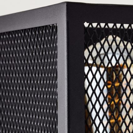 Brilliant - Seinävalaisin MAZE 1xE27/40W/230V musta