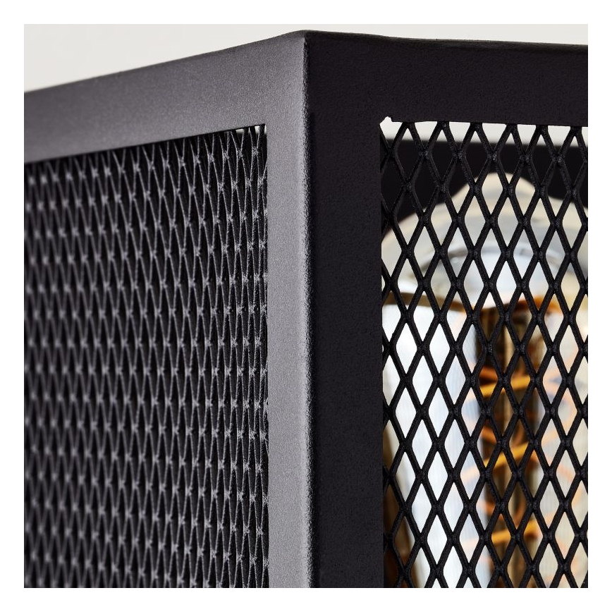 Brilliant - Seinävalaisin MAZE 1xE27/40W/230V musta