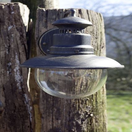 Brilliant - Ulkoseinävalaisin ARTU 1xE27/60W/230V IP44 patina/kulta