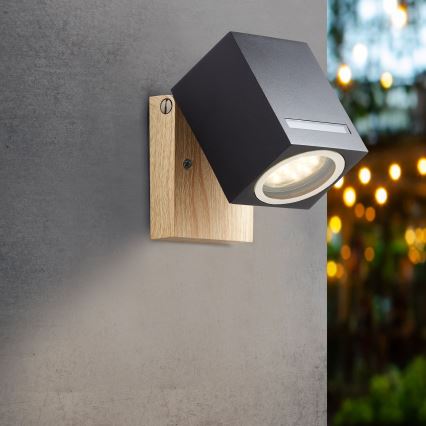 Brilliant - Ulkoseinävalaisin GALENI 1xGU10/20W/230V IP44