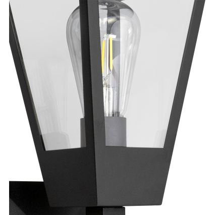 Brilliant - Ulkoseinävalaisin WESTDLIFF 1xE27/20W/230V IP44 antrasiitti