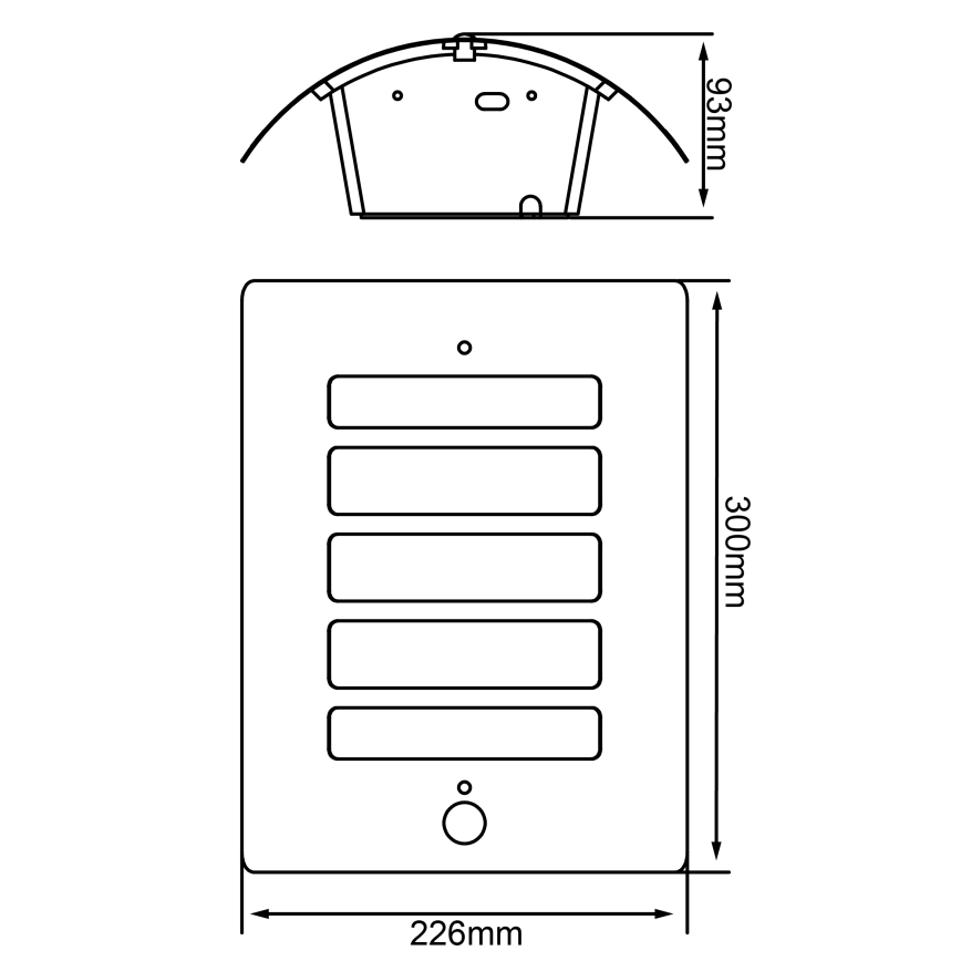 Brilliant - Ulkoseinävalaisin liike- ja hämärätunnistimella TODD 1xE27/60W/230V IP44 antrasiitti