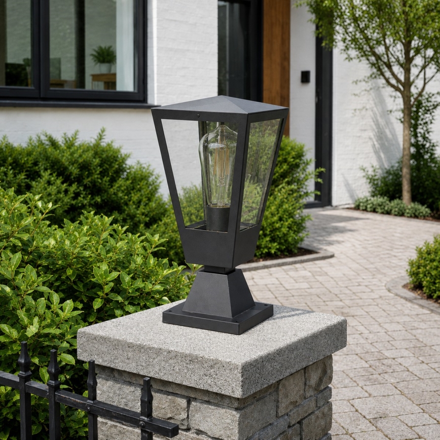 Brilliant - Ulkovalaisin WESTDLIFF 1xE27/20W/230V 30,7 cm IP44 antrasiitti