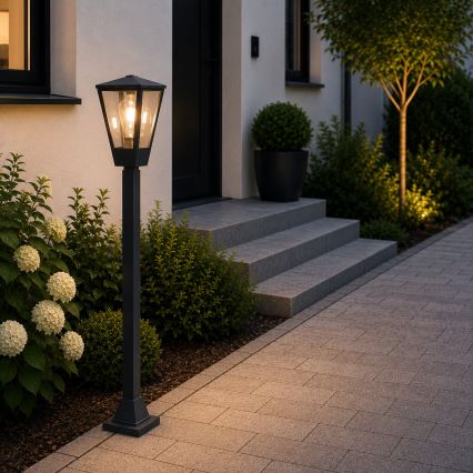 Brilliant - Ulkovalaisin WESTDLIFF 1xE27/20W/230V 98,4 cm IP44 antrasiitti