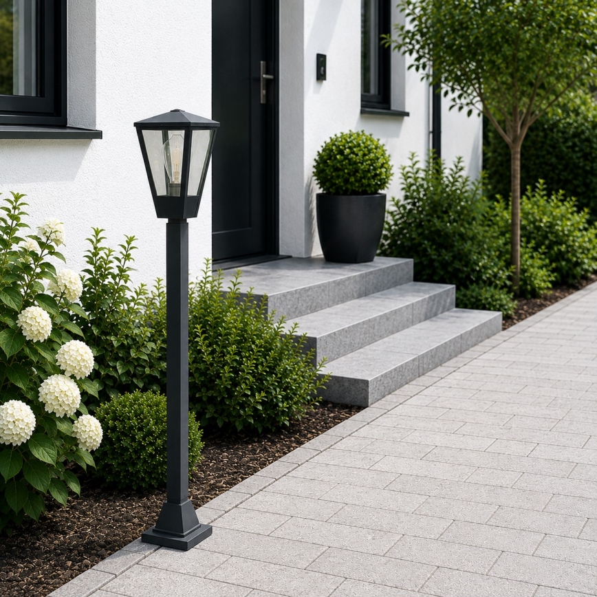 Brilliant - Ulkovalaisin WESTDLIFF 1xE27/20W/230V 98,4 cm IP44 antrasiitti