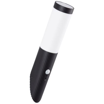 Brilliant - Ulkovalo anturilla KALEO 1xE27/10W/230V IP44 musta