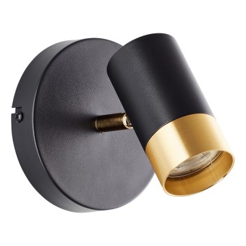 Brilliant - VIGOLO LED-kohdevalaisin 1xGU10/5W/230V musta/kultainen