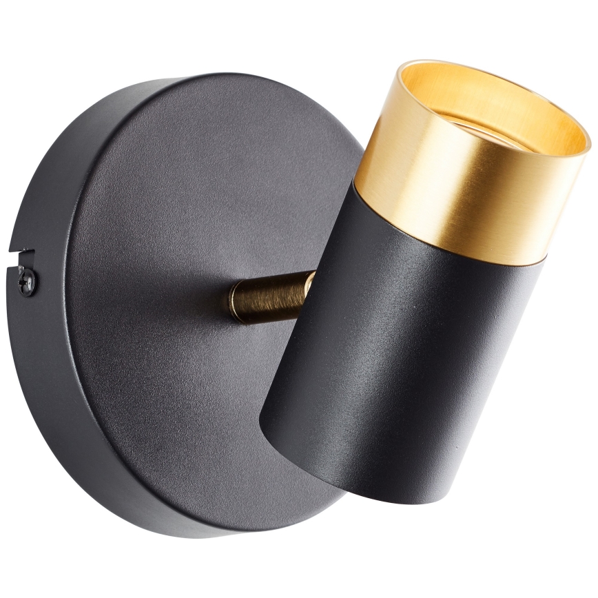 Brilliant - VIGOLO LED-kohdevalaisin 1xGU10/5W/230V musta/kultainen