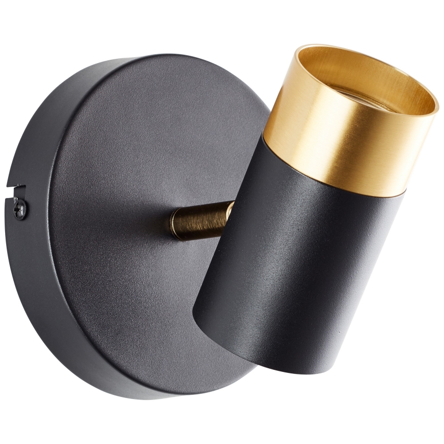 Brilliant - VIGOLO LED-kohdevalaisin 1xGU10/5W/230V musta/kultainen