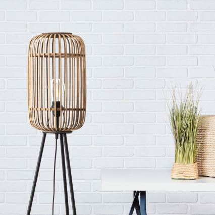 Brilliant - WOODROW lattiavalaisin 1xE27/60W/230V bambusta