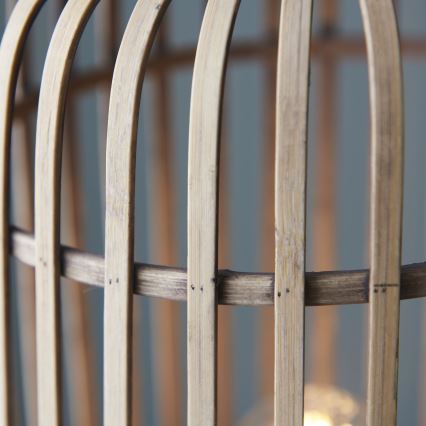 Brilliant - WOODROW lattiavalaisin 1xE27/60W/230V bambusta