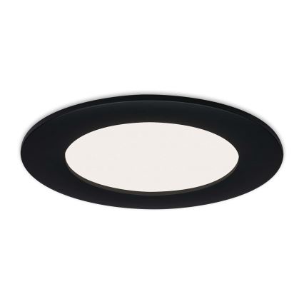 Brilo - 3 kpl LED-upotettavat kylpyhuoneen kattovalaisimet FLAT LED/6W/230V IP44, musta