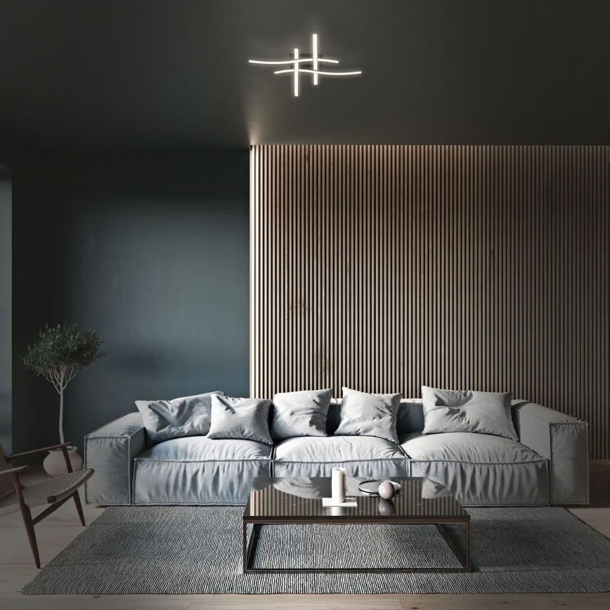 Brilo 3677-045 - LED-kattovalaisin LED/14,4W/230V musta