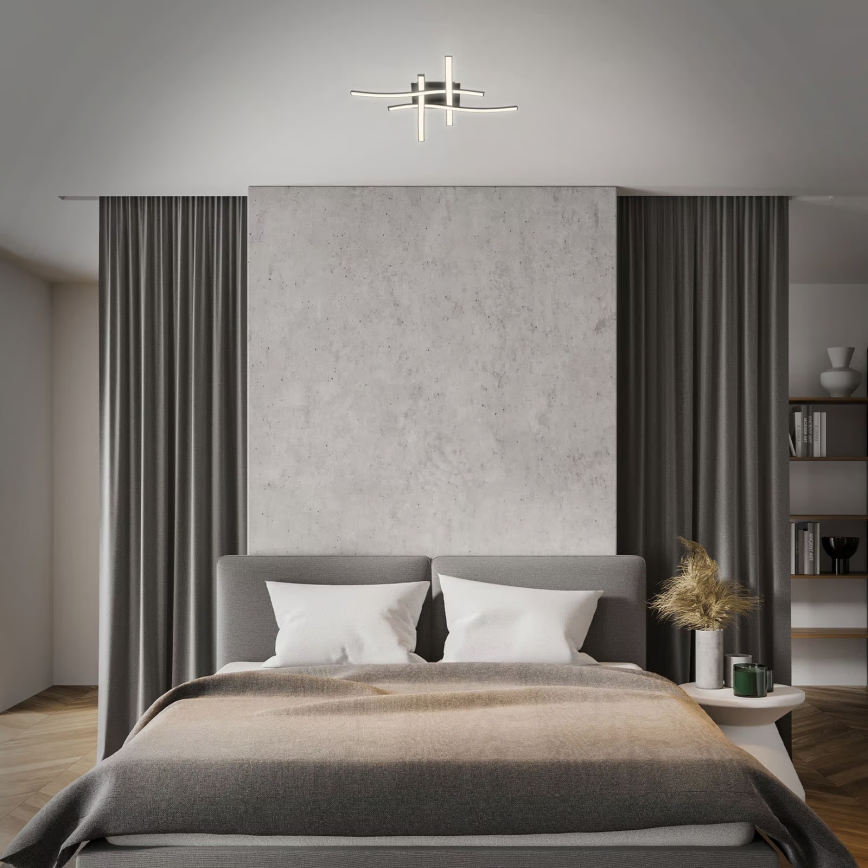 Brilo 3677-045 - LED-kattovalaisin LED/14,4W/230V musta