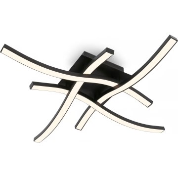 Brilo 3677-045 - LED-kattovalaisin LED/14,4W/230V musta