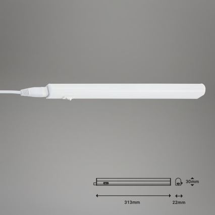Brilo - Alakaapin LED-valaisin LED/4W/230V 4000K 31,3 cm