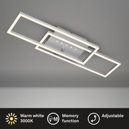 Brilo - himmennettävä LED-kattovalaisin 30W/230V 3000K mattakromi