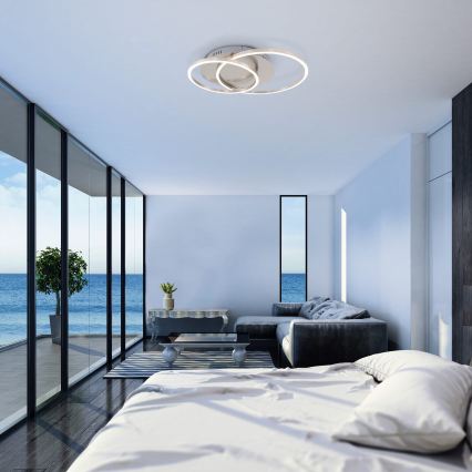 Brilo - himmennettävä LED-kattovalaisin FRAMES LED/14W/230V + LED/22W 3000K
