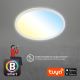 Brilo - Himmennettävä LED-kattovalaisin SLIM LED/22W/230V 2700-6500K Wi-Fi Tuya + kauko-ohjaus