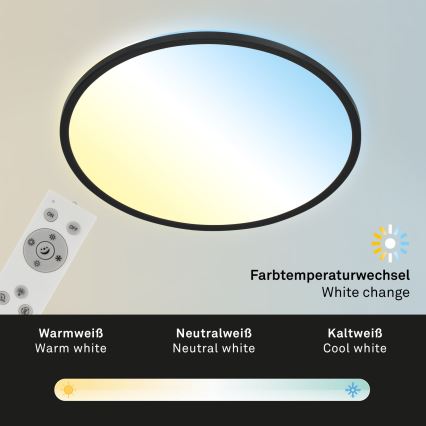 Brilo - Himmennettävä LED-kattovalaisin SLIM LED/31W/230V 2700-6500K + kauko-ohjaus