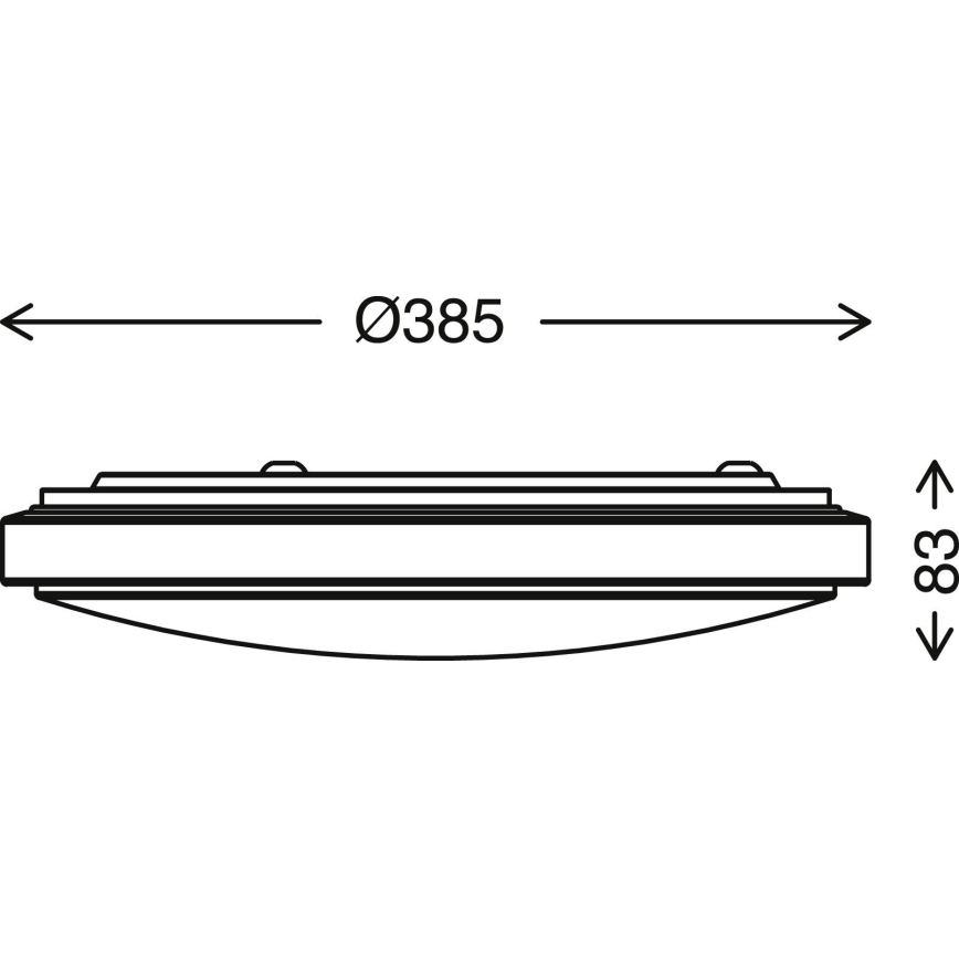 Brilo - Himmennettävä LED-kattovalaisin STARRY SKY LED/18W/230V 3000-6500K + kauko-ohjaus