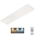 Brilo - Himmennettävä LED-kattovalaisin STARRY SKY LED/24W/230V 3000-6500K + kauko-ohjaus