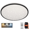 Brilo - Himmennettävä LED-kattovalaisin STARRY SKY LED/42W/230V 3000-6500K Wi-Fi Tuya + kauko-ohjaus