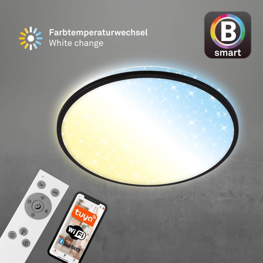 Brilo - Himmennettävä LED-kattovalaisin STARRY SKY LED/42W/230V 3000-6500K Wi-Fi Tuya + kauko-ohjaus