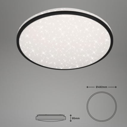 Brilo - Himmennettävä LED-kattovalaisin STARRY SKY LED/48W/230V 3000-6000K + kauko-ohjaus