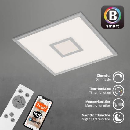 Brilo - Himmennettävä LED-RGB-kattovalaisin CENTRO LED/24W/230V 2700-6500K Wi-Fi Tuya + kauko-ohjaus