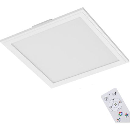 Brilo - Himmennettävä LED-RGB-kattovalaisin COLOUR LED/15W/230V 3000-6500K + kauko-ohjaus
