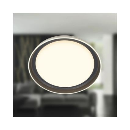 Brilo - IJUS LED-kattovalaisin 24 W, 230 V, 3000 K, Ø 43 cm