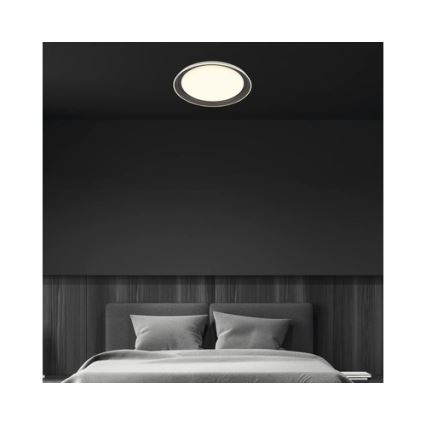Brilo - IJUS LED-kattovalaisin 24 W, 230 V, 3000 K, Ø 43 cm
