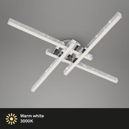 Brilo - Kiinteä LED-kattokruunu REY 4xLED/5W/230V kiiltävä kromi