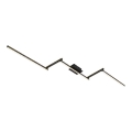 Brilo - Kiinteä LED-kattokruunu REY 5xLED/4,8W/230V