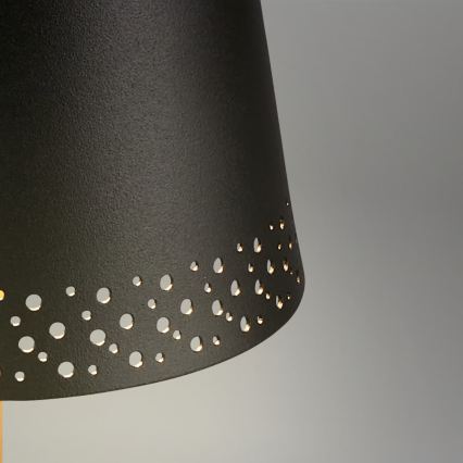 Brilo - himmennettävä ladattava kosketusohjattu ulkopöytävalaisin KIKI LED/2,6W/5V IP44 2600 mAh musta