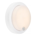 Brilo - ladattava LED-ulkovalaisin seinälle anturilla LED/4W/5V 4400 mAh IP44 valkoinen