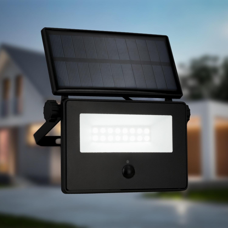 Brilo - LED-aurinkokennolla varustettu heijastin liiketunnistimella LED/5W/5,5V IP54 1200 mAh